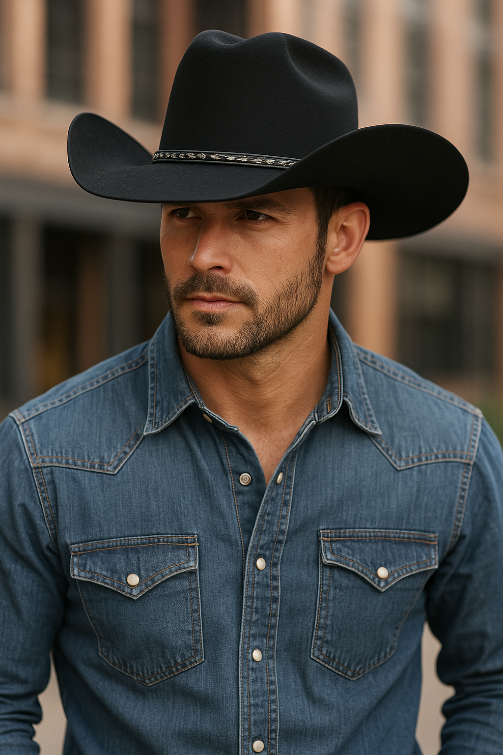 Sombrero vaquero estilo western