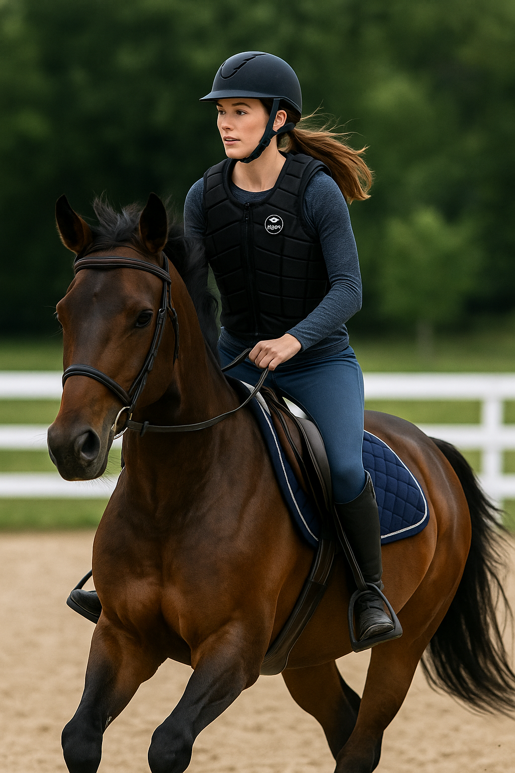 Chaleco Protector de Equitación Profesional – Ligero, Flexible y Ultra Seguro | Unisex / Niños y Adultos – El Barock Riding Gear