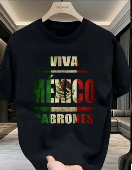 Playera Hombre Viva Mexico