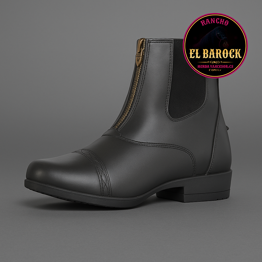 Botas Ecuestres Moretta Shires Clio Plus – Paddock de Mujer (Cuero Sintético)