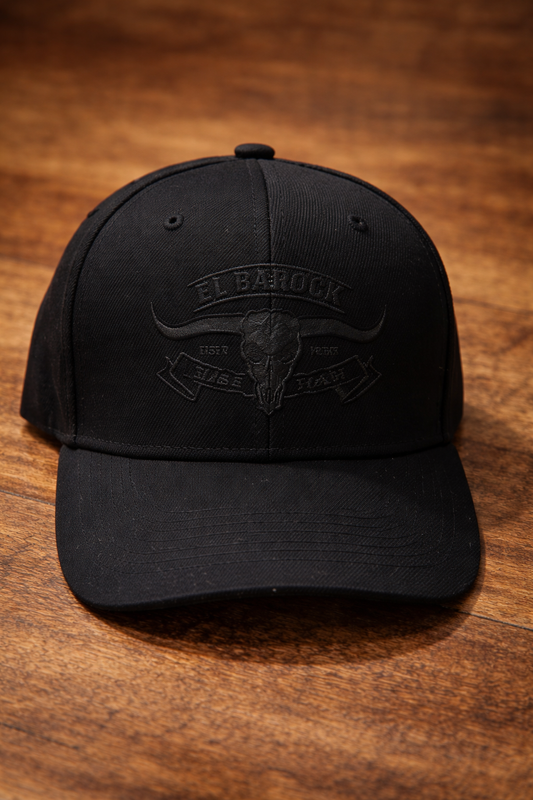Gorra Vaquera Negra – Estilo Ranch & Western