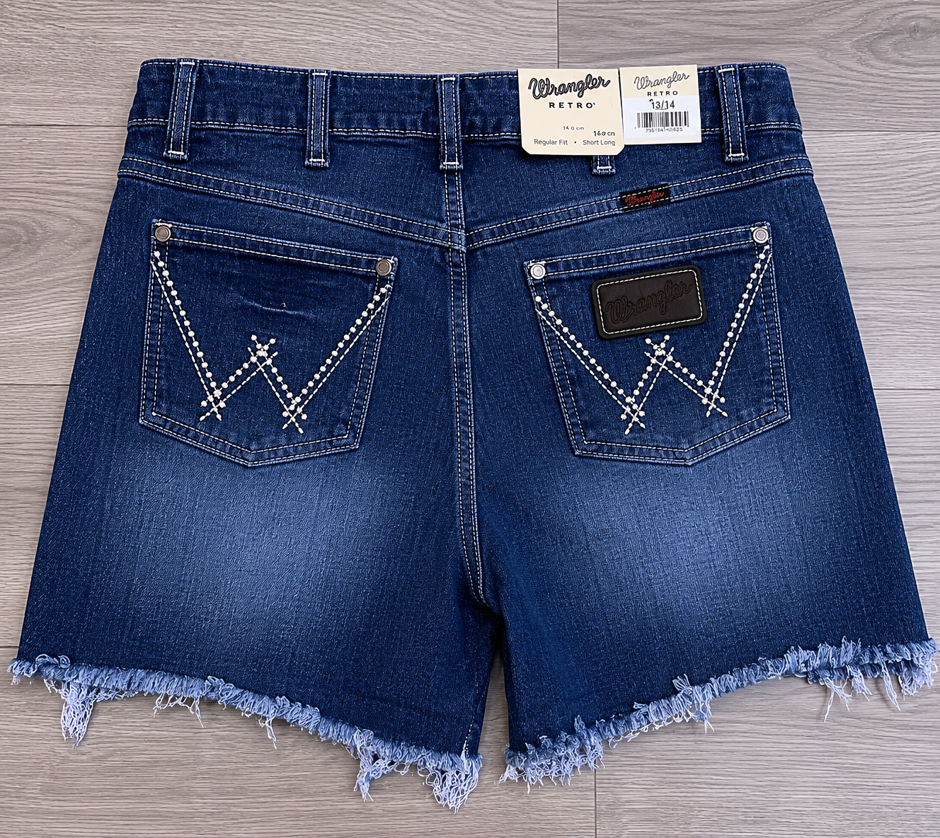 Short Wrangler Retro Slim Mujer Mezclilla