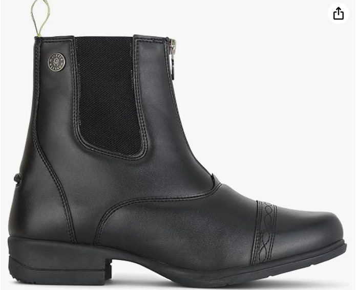Botas Ecuestres Moretta Shires Clio Plus – Paddock de Mujer (Cuero Sintético)