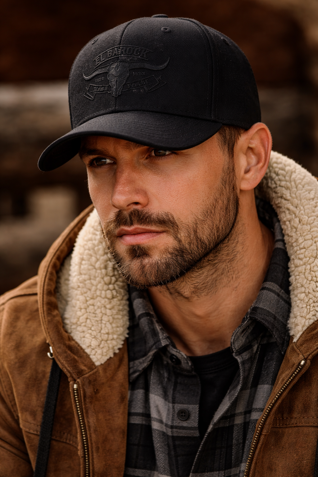 Gorra Vaquera Negra – Estilo Ranch & Western