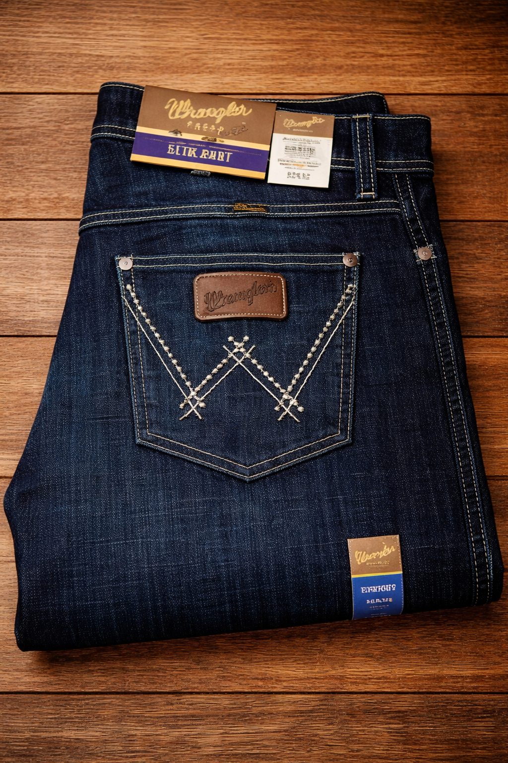 Pantalón Wrangler Para Caballero Retro Slim Boot – Denim Índigo Oscuro