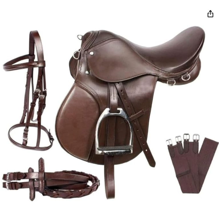 Silla Multiusos Inglesa – All Purpose Saddle | Tradicional, Cómoda y Versátil para Entrenamiento y Salto