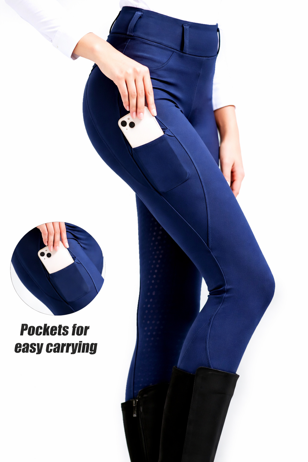 Leggins para Montar / Equitación Verde, Negro, Gris, Rojo