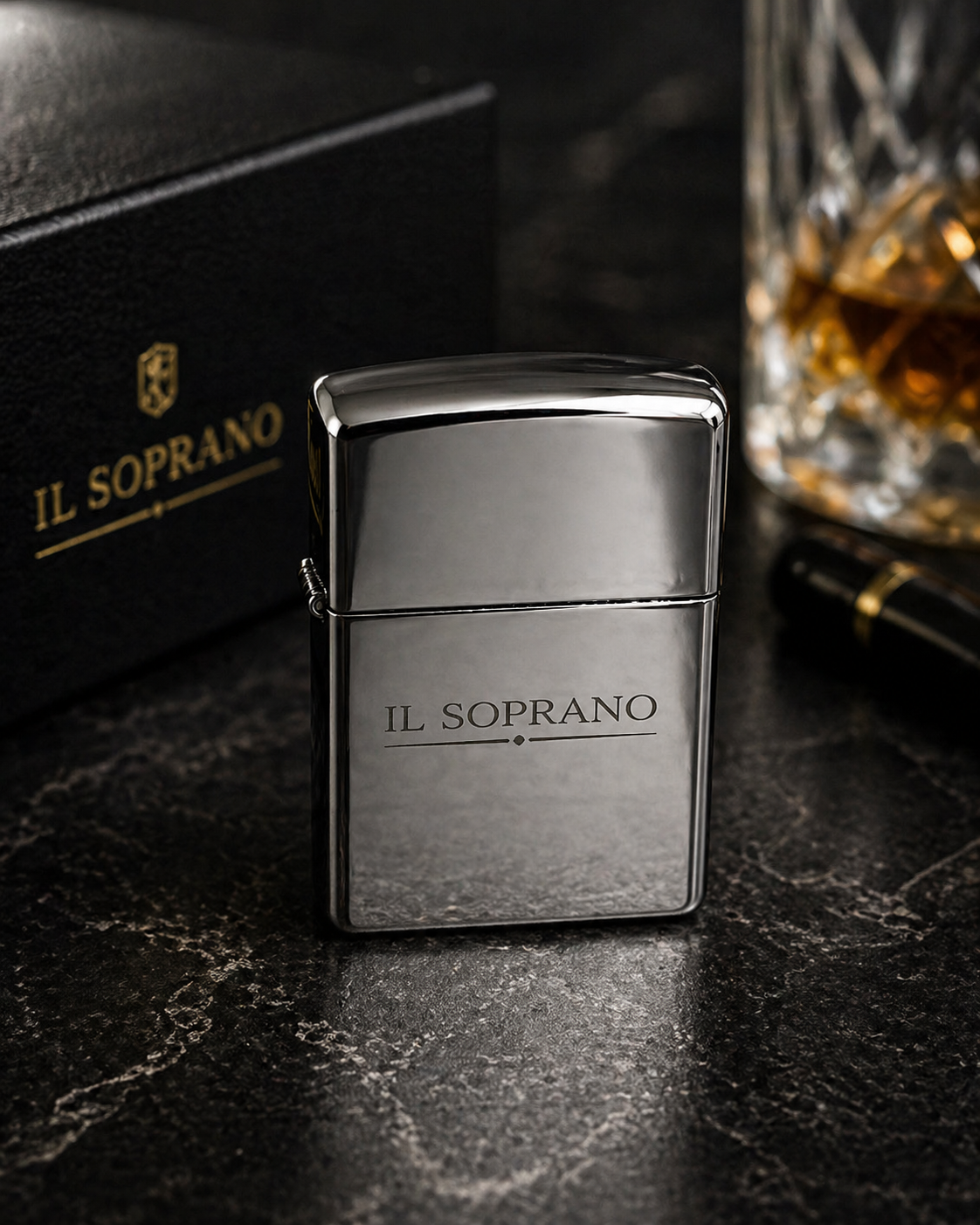 Encendedor Tipo Zippo Metálico | Recargable | Estilo Clásico