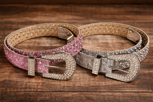 Cinturón Vaquero con Pedrería – Estilo Rodeo Fashion