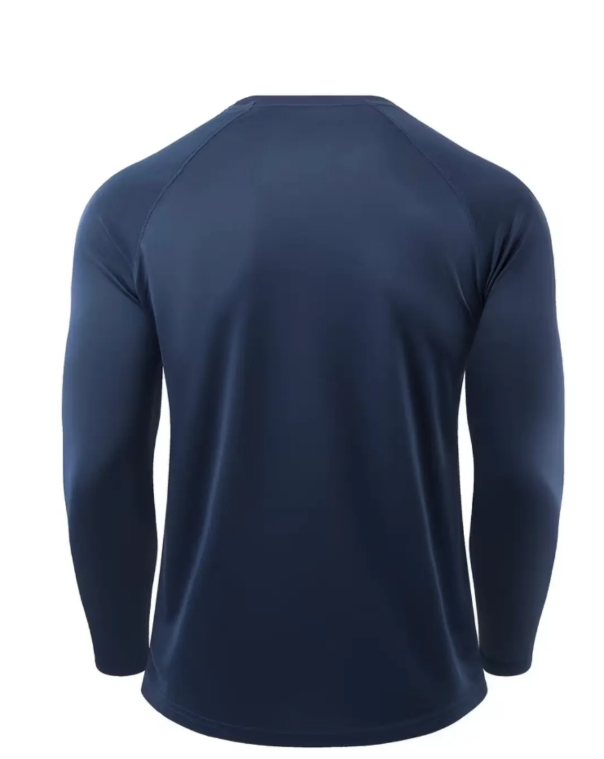 Playera Manga Larga Deportiva Hombre – Transpirable, Secado Rápido y Stretch 4 Vías
