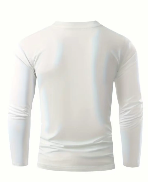 Playera Manga Larga Hombre Básica – Ajuste Moderno y Tela Suave