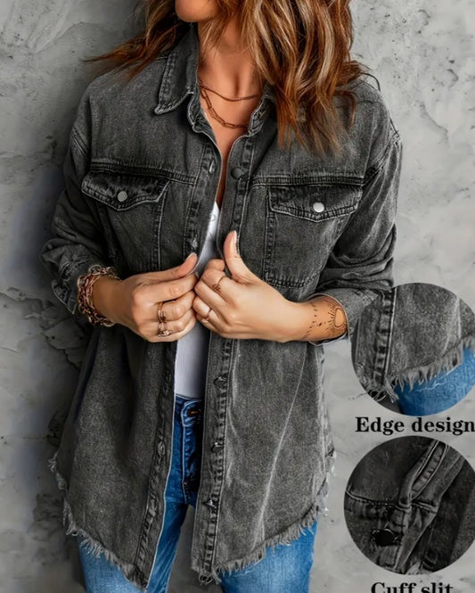 Camisa de Mezclilla Denim Rocker