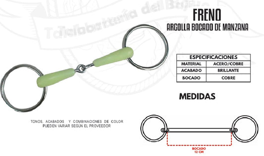 Freno Argolla con Bocado de Manzana