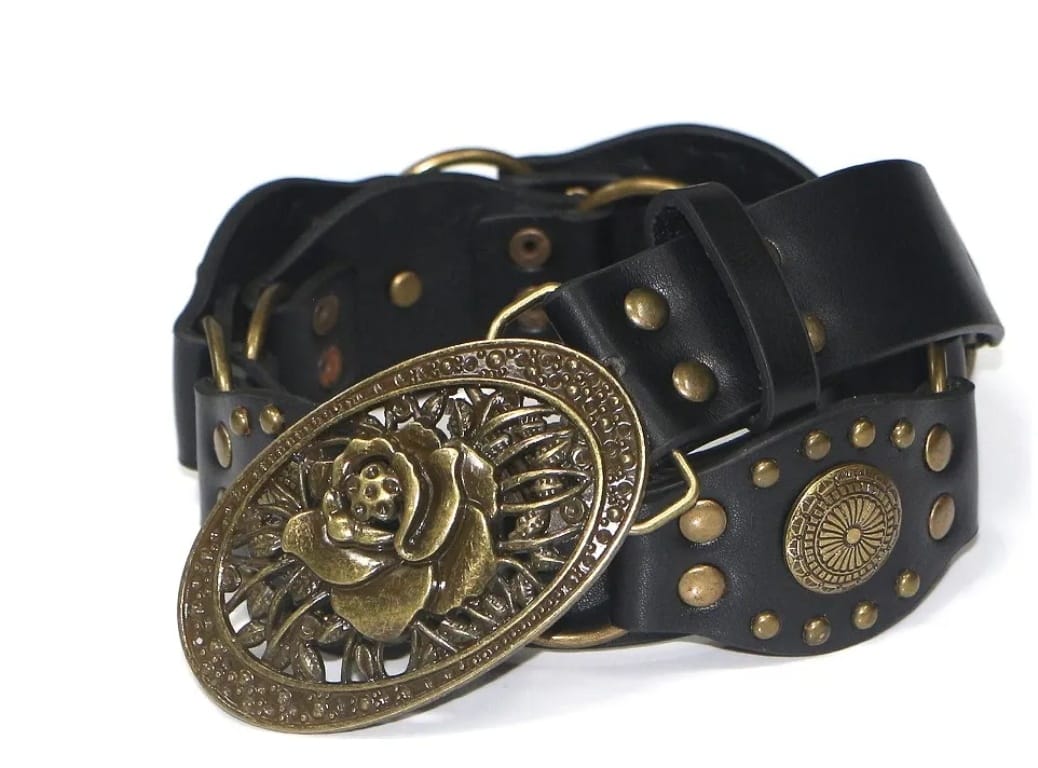 Cinturon Vaquero Cowgirl Flores