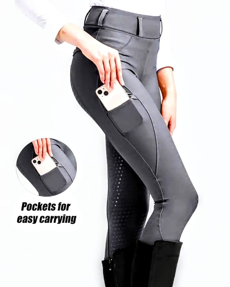 Leggins para Montar / Equitación Verde, Negro, Gris, Rojo