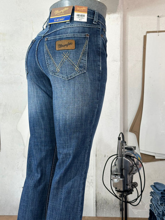 Pantalón de Mezclilla Wrangler Dama -  Slim boots