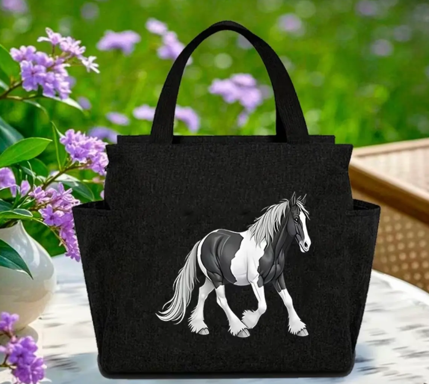 bolsa multiusos con diseño ecuestre