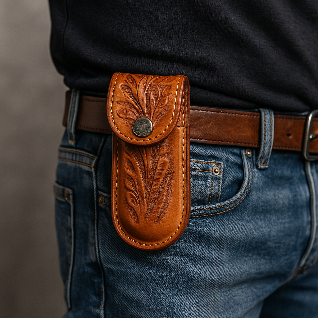 funda artesanal para navaja