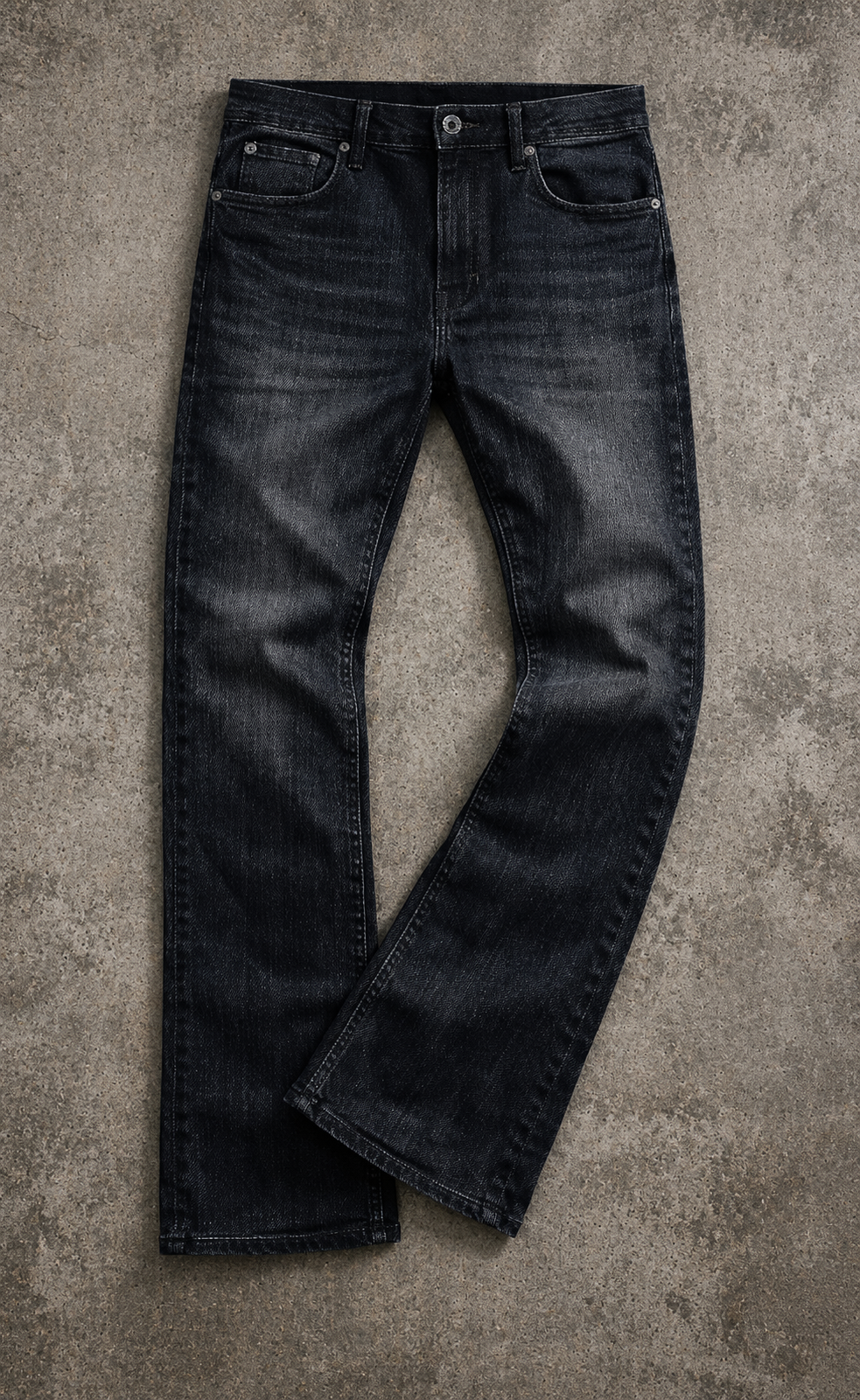 Pantalon Wrangler Negro Deslavado Caballero