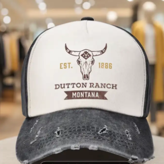 Gorra Dutton Ranch Montana Estilo Western Vintage