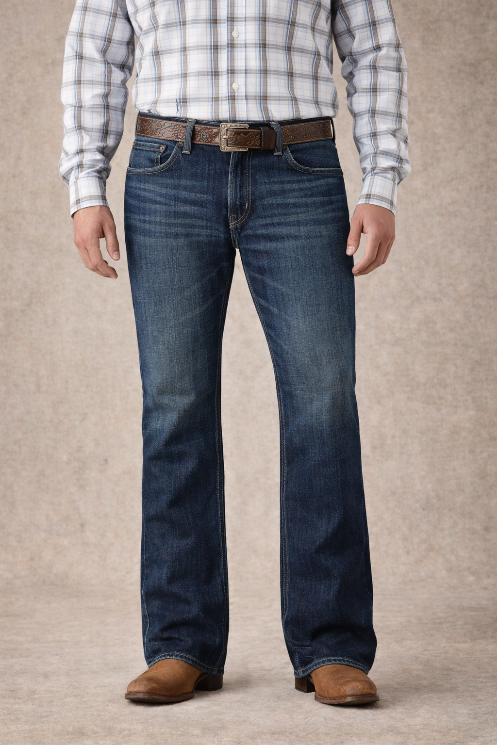 Pantalón Wrangler Azul deslavado para Caballero – Slim Boot