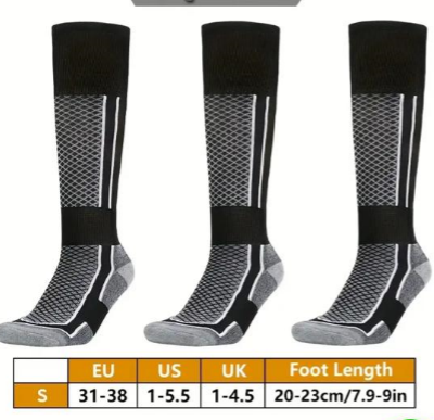 Calcetas Ecuestres de Compresión – Color Negro