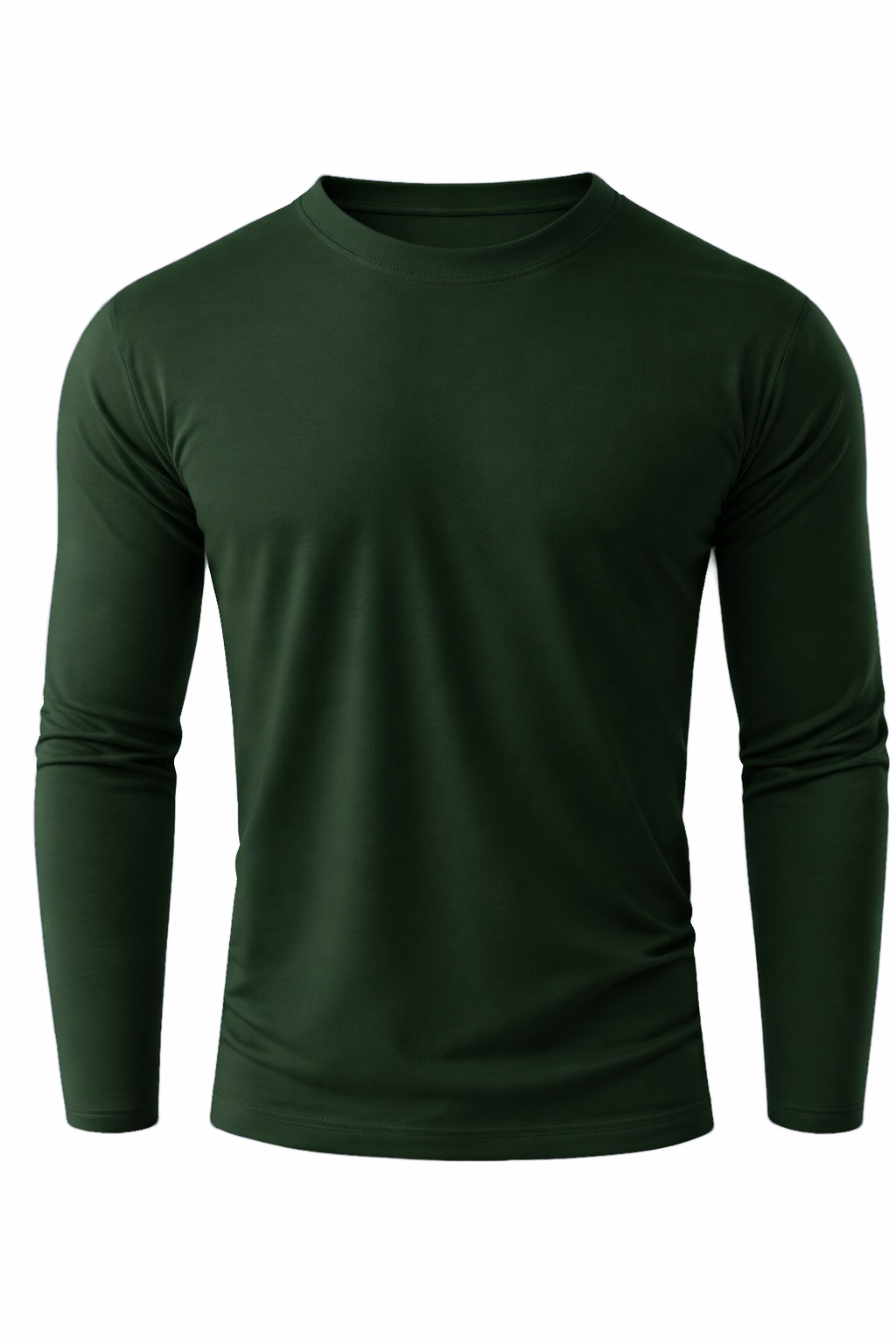 Playera Manga Larga Hombre Básica – Ajuste Moderno y Tela Suave