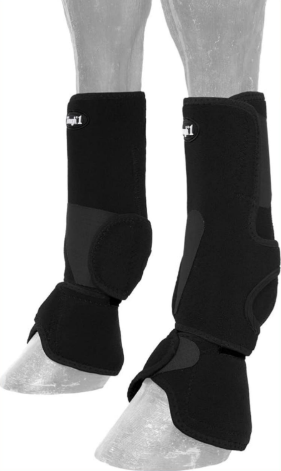 Botas de Protección para Caballo – Negras, Uso Deportivo