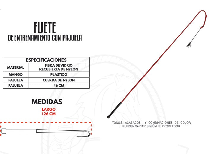 Fuete de Entrenamiento con Pajuela