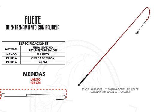 Fuete de Entrenamiento con Pajuela