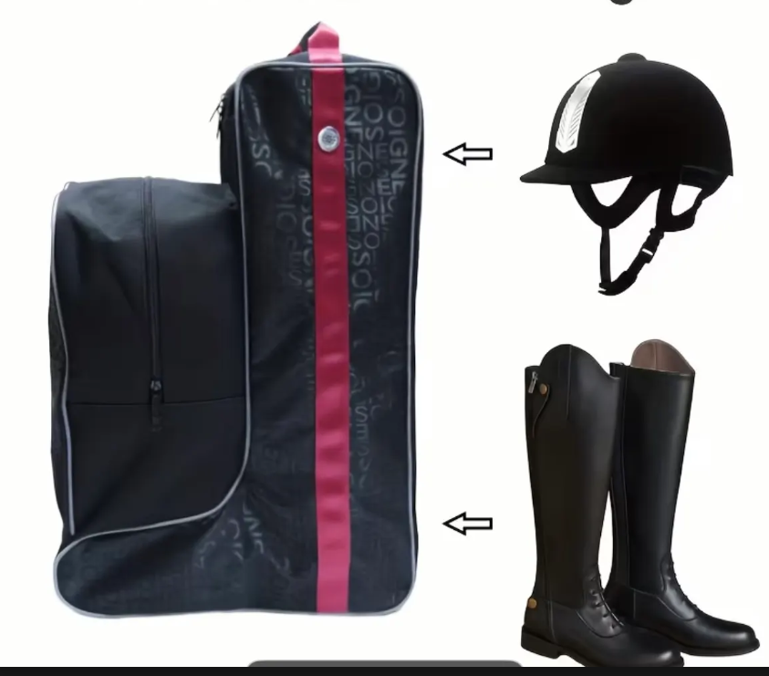 Mochila Ecuestre Premium Porta Botas y Casco – Resistente y Multifuncional