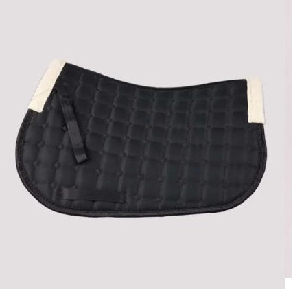 Mantilla Inglesa Negra Acolchada para Doma o Salto