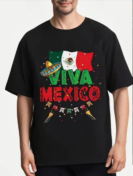 Playera Hombre Viva Mexico