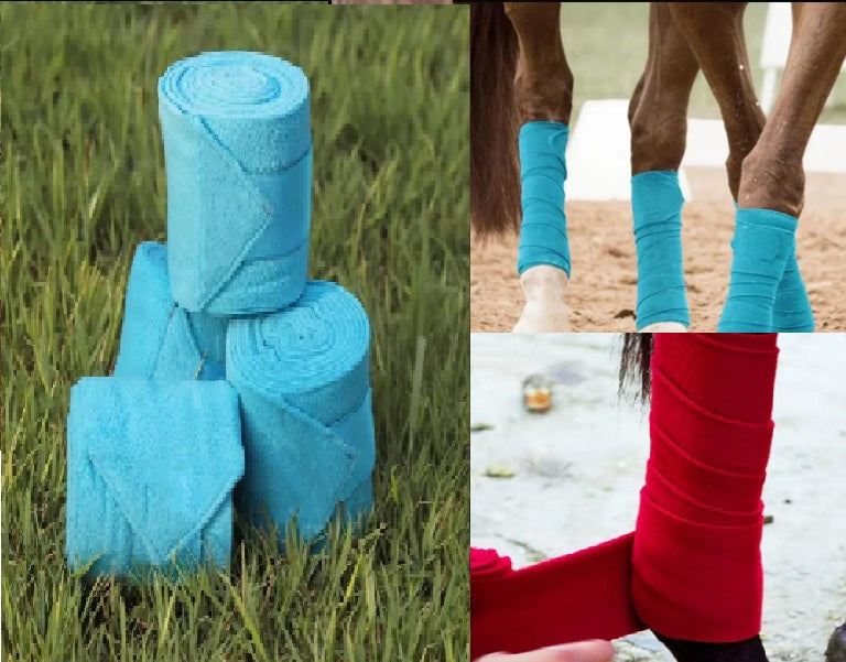 Juego de 4 Vendas para Caballo – Protección y Estilo